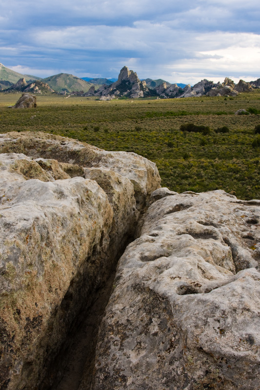 Storm Clouds Above City Of Rocks